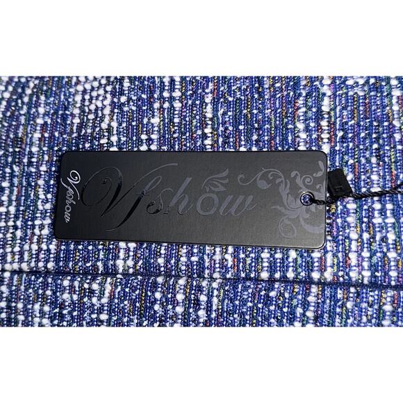 VFShow VFemage Blue Pencil Dress Size XS NWT - Picture 5 of 5